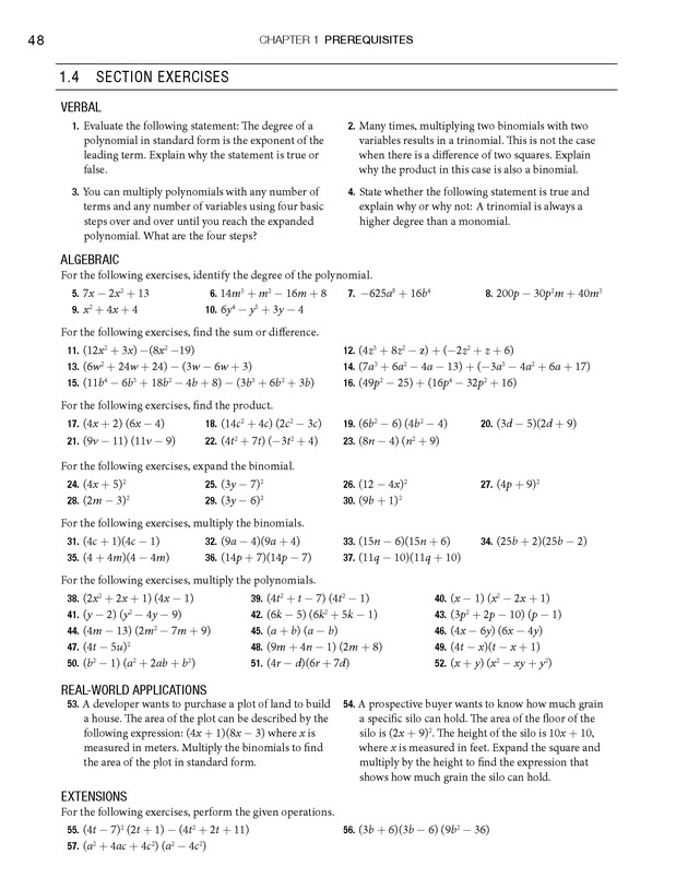 Algebra and Trigonometry - Front Matter 66